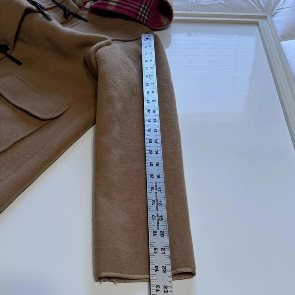 LILLY PULTIZER Camel Toggle Wool Pea Coat Girls Size 12 - Picture 13 of 14